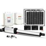 NNEDSZ 600KG Swing Gate Opener Auto Solar Power Electric Kit Remote Control