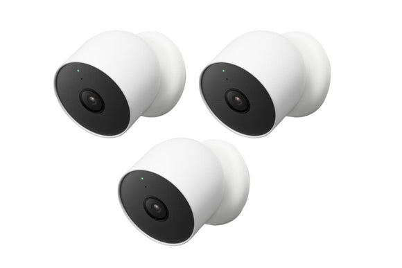 NNEKG Nest Cam Security Camera (Outdoor or Indoor Battery 3 Pack)