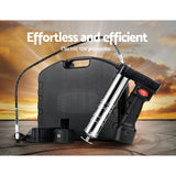 NNEDSZ 12V Rechargeable Cordless Grease Gun - Black