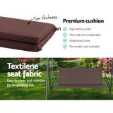 NNEDSZ Outdoor Swing Chair Hammock 3 Seater Garden Canopy Bench Seat Backyard