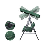 NNEDSZ  Outdoor Swing Chair Hammock 3 Seater Garden Canopy Bench Seat Backyard