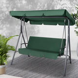 NNEDSZ  Outdoor Swing Chair Hammock 3 Seater Garden Canopy Bench Seat Backyard