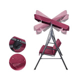 NNEDSZ Outdoor Swing Chair Hammock 3 Seater Garden Canopy Bench Seat Backyard