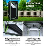 NNEDSZ Grow Tent Kits 1680D Oxford 0.7MX0.7MX1.6M Hydroponics Grow System