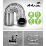 NNEDSZ 6 Hydroponics Grow Tent Kit Ventilation Kit Fan Carbon Filter Duct