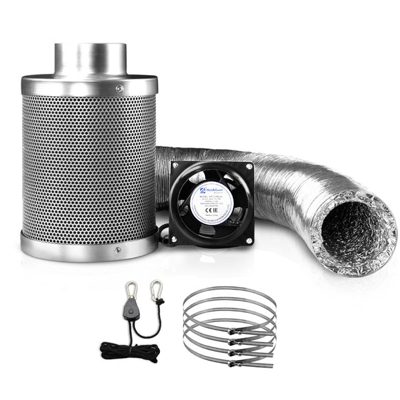 NNEDSZ Ventilation Fan and Active Carbon Filter Ducting Kit