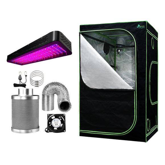 NNEDSZ Grow Tent 2000W LED Grow Light 120X120X200cm Mylar 6
