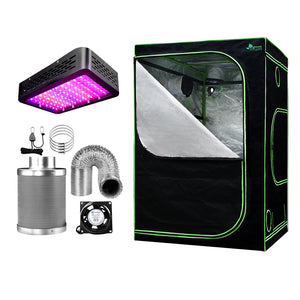 NNEDSZ   Tent 1000W LED  Light 150X150X200cm Mylar 6" Ventilation