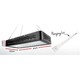 NNEDSZ   Tent 1200W LED  Light 150X150X200cm Mylar 6" Ventilation
