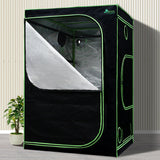 NNEDSZ   Tent 1200W LED  Light 150X150X200cm Mylar 6" Ventilation