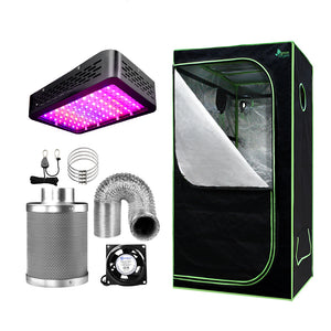 NNEDSZ   Tent 1000W LED  Light 80X80X160cm Mylar 4" Ventilation