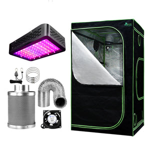 NNEDSZ   Tent 1000W LED  Light 90X90X180cm Mylar 6" Ventilation