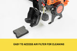 NNEDPE Tradesman 62cc Petrol Multi Tool Chainsaw Line Garden Trimmer - Gold