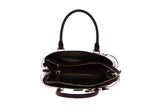 NNEKG Guess Cordelia Logo Luxury Satchel (Plum Logo)