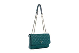 NNEKG Guess Cessily Convertible Crossbody Flap Handbag (Joshua Tree)