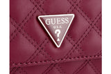 NNEKG Guess Cessily Convertible Crossbody Flap Handbag (Plum)