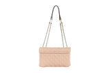 NNEKG Guess Cessily Convertible Crossbody Flap Handbag (Rosewood)