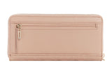 NNEKG Guess Cessily Slg Large Zip Around Wallet (Rosewood)