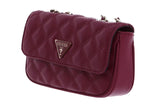 NNEKG Guess Cessily Micro Mini Handbag (Plum)