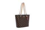 NNEKG Guess Noelle Small Elite Tote Bag (Brown Logo)