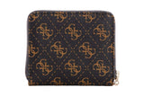 NNEKG Guess Noelle Slg Small Zip Around Wallet (Brown Logo)