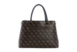 NNEKG Guess Cordelia Logo Luxury Satchel (Brown Logo)