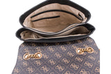 NNEKG Guess Cordelia Logo Convertible Xbody Flap Handbag (Brown Logo)
