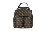 NNEKG Guess Cordelia Logo Flap Backpack (Brown Logo)