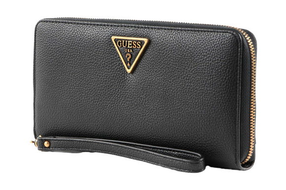 NNEKG Guess Destiny Slg Cheque Organizer Wallet (Black)