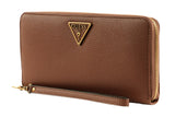 NNEKG Guess Destiny Slg Cheque Organizer Wallet (Cognac)