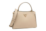 NNEKG Guess Downtown Chic Turnlock Satchel (Mushroom)