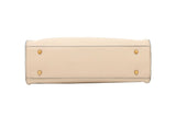 NNEKG Guess Downtown Chic Turnlock Satchel (Mushroom)