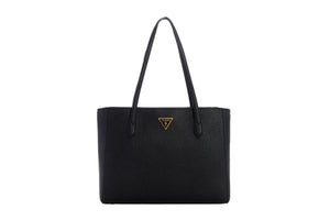 NNEKG Guess Downtown Chic Turnlock Tote Bag (Black)