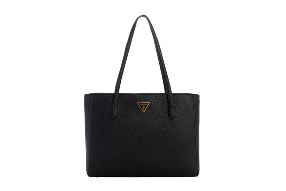 NNEKG Guess Downtown Chic Turnlock Tote Bag (Black)