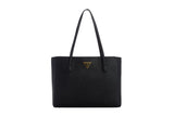NNEKG Guess Downtown Chic Turnlock Tote Bag (Black)