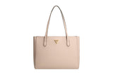 NNEKG Guess Downtown Chic Turnlock Tote Bag (Mushroom)