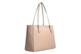 NNEKG Guess Downtown Chic Turnlock Tote Bag (Mushroom)