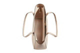 NNEKG Guess Downtown Chic Turnlock Tote Bag (Mushroom)
