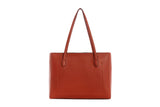 NNEKG Guess Downtown Chic Turnlock Tote Bag (Whiskey)