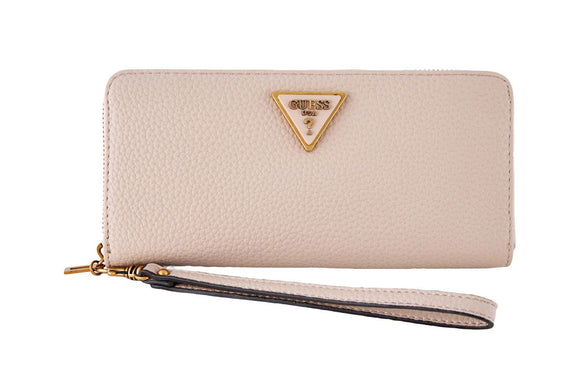 NNEKG Guess Downtown Chic Slg Large Zip Around Wallet (Mushroom)