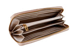 NNEKG Guess Downtown Chic Slg Large Zip Around Wallet (Mushroom)