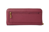 NNEKG Guess Downtown Chic Slg Large Zip Around Wallet (Plum)