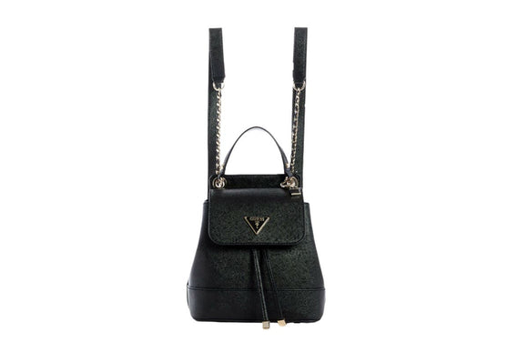 NNEKG Guess Cordelia Flap Backpack (Black)