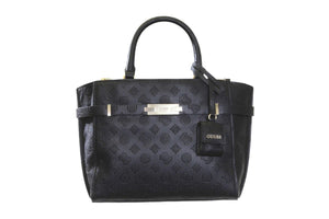NNEKG Guess BEA Society Satchel (Black)