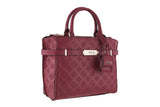 NNEKG Guess BEA Society Satchel (Plum)