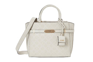 NNEKG Guess BEA Society Satchel (Stone)