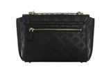 NNEKG Guess BEA Convertible Crossbody Flap Handbag (Black)