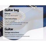 NNEDSZ 34 Inch Guitar Classical Acoustic Cutaway Wooden Ideal Kids Gift Children 1/2 Size Blue