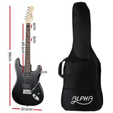 NNEDSZ Electric Guitar Music String Instrument Rock Black Carry Bag Steel String
