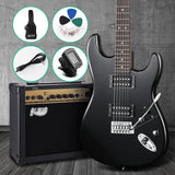 NNEDSZ Electric Guitar And AMP Music String Instrument Rock Black Carry Bag Steel String